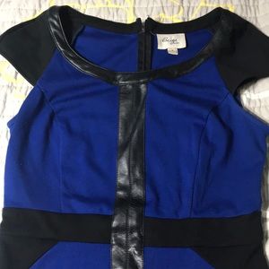 Black and blue dress by Beige